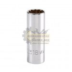 DADO PROFUNDO CON IMPULSION DE 3/8" Y 18MM 12P PROTO J5018M