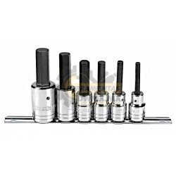 JUEGO DE 6 PUNTAS HEXAGONALES CON ACCIONAMIENTO DE 1/2PULG PROTO J5441-SM