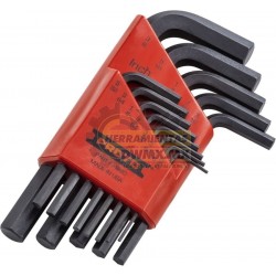 JUEGO DE LLAVES HEXAGONALES DE 13 PZS PROTO J4980